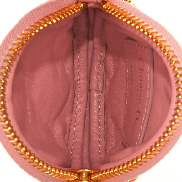 DIOR Pink Leather Pouch - Picture 5 of 7